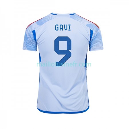 Maillot de Foot Espagne Gavi 9 Extérieur Coupe du monde 2022
